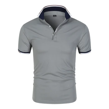 Mænds Brand Polo-Shirt i Høj Kvalitet Mænds Casual Bomuld kortærmet Business-Shirt til Sommeren Mænds Mode Åndbar Polo Shirt