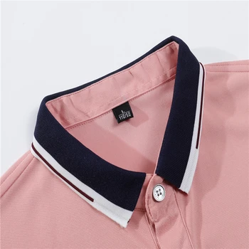 Mænds Brand Polo-Shirt i Høj Kvalitet Mænds Casual Bomuld kortærmet Business-Shirt til Sommeren Mænds Mode Åndbar Polo Shirt