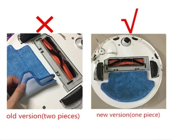 15pcs/masse Oprindelige tykkelse tørre Klude til Xiaomi Mi Robot Støvsuger, tørre Klude Dele kit ( mop Klude*5+magic pasta*5)