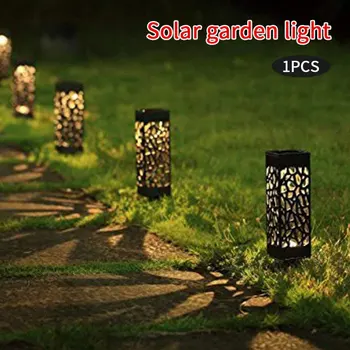 4/8stk Led Solar Light Græsplæne Disk Lampe i Rustfrit Stål Sensor Sollys Vandtæt Begravet Lys Haven Vej Pære Dekoration