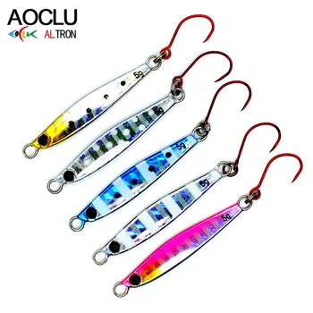AOCLU woblere Super Kvalitet 5 Farver Metal Jig Hårdt Synkende Agn Stick Fiskeri lokker Bas Frisk saltvand Oprindelse jigging