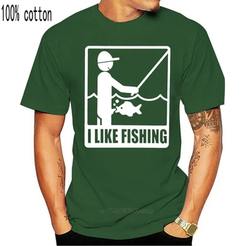 Jeg Elsker At Fiske! Lystfisker Fisker Karper Grove Flyve T-Shirt