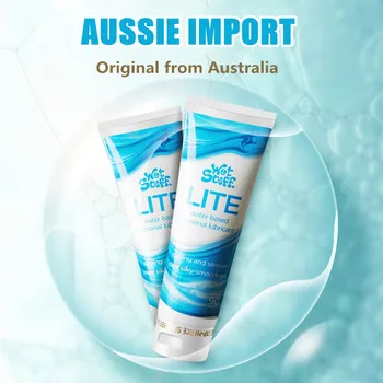 Australien Wetstuff LITE Smøremiddel til Sex Cream Elsker Flydende Glidecreme vandbaseret Seksuel 90g Smøremiddel Gel Anal Voksen Sikker Sex Legetøj