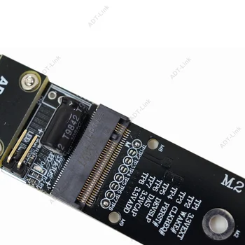 Gratis forsendelse M. 2 NVMe SSD-Extension Kabel-M-Tasten Extender Dreje 90 grader Understøtter PCI-e 3.0 x4 M. 2 NVMe SSD kort udvidelse