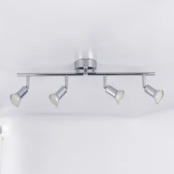 Drejelig Køkken Loft Lys Vinkel Justerbar GU10 LED Pærer bar lampe Showcase Wall Sconces Stue Kabinet Spot Belysning