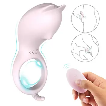 Vibrerende Ring Til Penis G-Spot Massager Cock Ring Anal Dildo Vibro Trusser Klitoris Stimulator Røv Sex Legetøj Til Mænd Punkt G