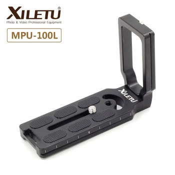 XILETU MPU-100L Universal Type L Quick Release Plade, Montering af Beslag, Greb til Kameraer Stativ kuglehoved med Arca swiss