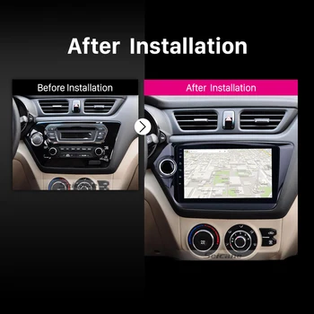 Seicane 2Din Android 10.0 Bil Radio For 2010 2011 2012-Kia K2 RIO GPS-Navigation, Stereo Multimedie-Afspiller 2GB RAM Quad-Core