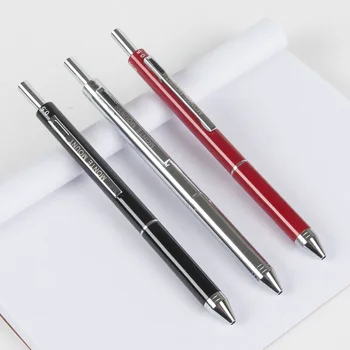 4 i 1 Multifunktionelle mekaniske blyant, Metal Kuglepenne Gaver, Kontorartikler,Kontor, Skole Leverancer Skriver Kuglepenne gaveæske