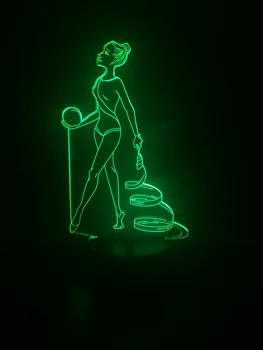 Rytmisk Gymnastik Ball 3D Lampe Øvelser, Sport Direkte Levere Unikke Farverige Usb-Led Nat Lys Lampe Dekorative til Rummet
