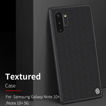 Taske til Samsung Note 10+ NILLKIN Teksturerede Nylon Fiber Holdbare Non-Slip Bagside Cover til Samsung Galaxy Note 10 Plus Pro 5G