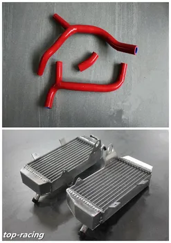 Høj ydeevne 40mm L&R legering af aluminium radiator & silikone slange til Honda CRF450R CRF 450 R 2009-2012 2011 2010