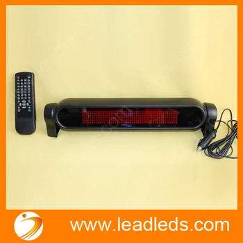 Gratis forsendelse 12V LED-Display Digital Flytning Rulle Bil reklame Tegn Program Rediger Besked indendørs tv bord