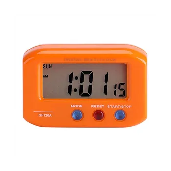Bærbare Lille LCD-Digital Tid & Dato Alarm Stop Udsæt Nat Lys Køkken Værelse Ure AS99