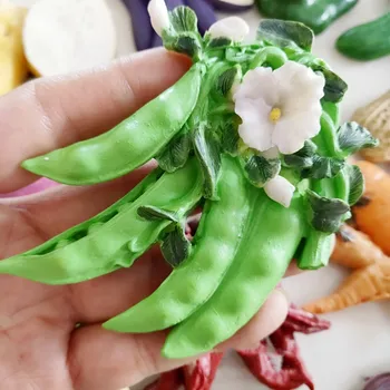 Køleskab Magnet Kunstige Grøntsager Magnet Harpiks Mad Køleskab Pasta Frugt Græskar-Kartoffel 3D Solid Magnet