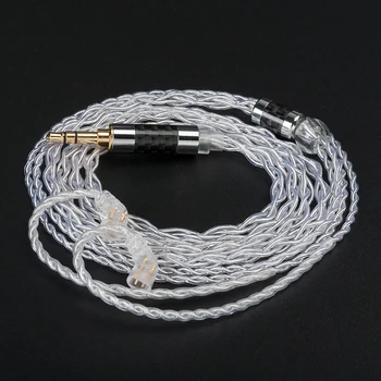 Blon bl05 BL-05 BL05 4 kerner kabel-Sølv forgyldt kabel 2.5/3.5/4.4 mm med pistol/klar farve BL03