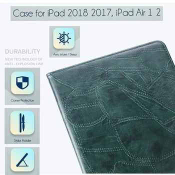Cover Til iPad Air 2 Luft-1 Tilfælde Auto Wake Funktion Tilfældet For iPad 2018 2017 9.7 PU Leathe Tilfældet For iPad Luft 2/1