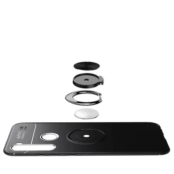 Xiaomi Redmi Bemærk, 8t Tilfælde Dække Magnetisk Ring Beslag Bløde Mat Silikone Tilbage Dække For Redmi Note 8 t Dække Coque