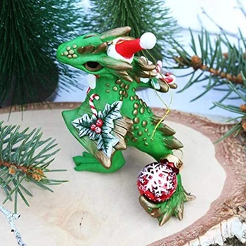 Xmas Santa Baby Drage Hjem Ornament Part Prop Fremvise Vedhæng med Lanyard Julegaver til børn, nytår gaver