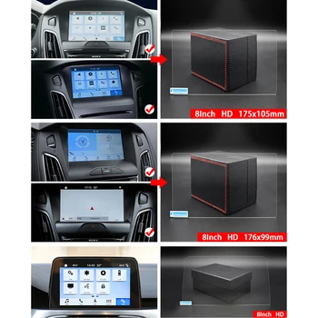 For Ford Focus 3 4 MK3 MK4-2019 2020 Hærdet Glas Bil Navigation Screen Protector Touch Skærm Film Anti Scratch