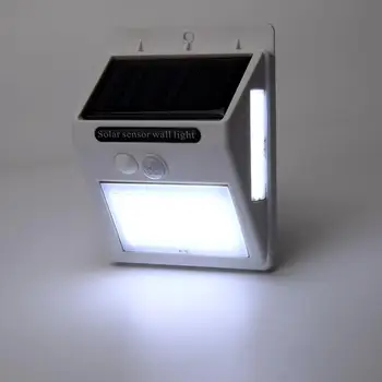 100LED Tre-sidet Sol Motion Sensor væglampe Udendørs Værftet Gade Lampe Vandtæt Solar Light Have Lampe Dropshipping