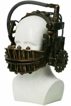 Coslive Skræmmende SÅ Omvendt Bærer Cosplay Hjelm Fælde Bronze Bløde Harpiks Mask 1:1Scale Film Replica Kostume Halloween Rekvisitter Voksne