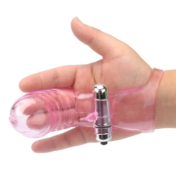 Finger Vibrator Klitoris Stimulator Klimaks Massageapparat Tunge Vibrator Kvindelige Onani Sexlegetøj Til Kvinde/Par Q38