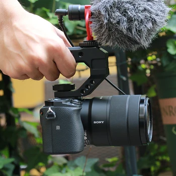 UURig R005 Koldt Sko DSLR-Kamera, Top Håndtag Greb Adapter-Mount Metal Universal Hånd Greb for Sony, Nikon, Canon, med 1/4 3/8 Skrue