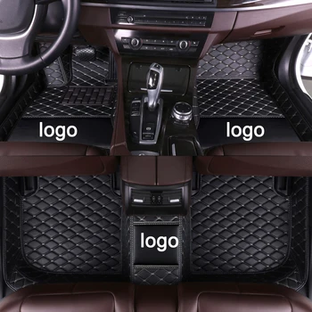 APPDEE læder Bil gulvmåtter for Land Rover Range Rover 2013 2016 2017 Tilpasset automatisk skoindlæg bil tæppe dækning