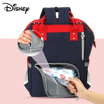 Disney Mickey, Minnie Usb-Ble Taske Baby Klapvogn Tasker Stor Kapacitet Baby Ble Poser Til Mumie Barsel Ble Taske Mode Mødre
