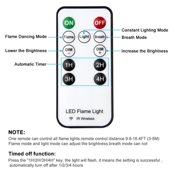 LED Flamme Effekt Brand Pære Vandtæt Udendørs Indendørs Flimmer-Emulering 4 Tilstande Magnetiske Led Flamme-Lampe USB-Genopladelige