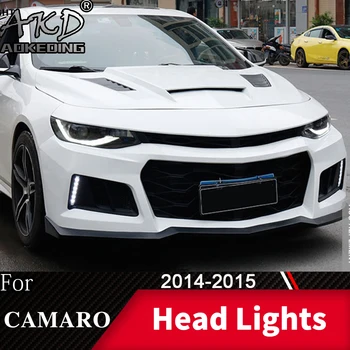 Hoved Lampe Til Bil Chevrolet Camaro-Forlygter, tågelygter Dag Kører Lys DRL H7 LED Bi-Xenon Pære Bil Tilbehør