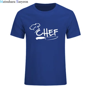 Kok T-Shirt Funny Cook Tee Cap Mænd Tshirt Cool Køkken Kniv T-Shirt Mænd Bomuld Restaurant T-shirt Afslappet Harajuku Tshirt Mænd