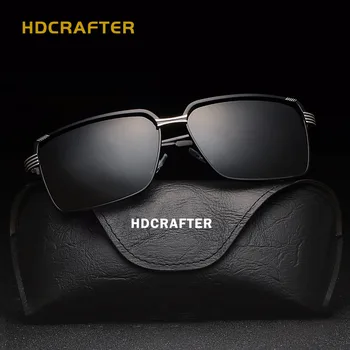 HDCRAFTER Brand Designer Mænd, Solbriller, Polariserede Kvinder aluminium Stel Brillerne Kørsel Unisex Briller Med Sagen, Oculos De UV400