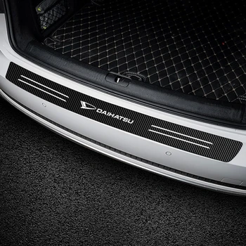 Bil Hale Kuffert Bageste Kofanger Beskytter Mærkat for Daihatsu Carbon Fiber Bil Vindueskarm Tilbehør til Udsmykning, Anti-Sparket Bunden Decal