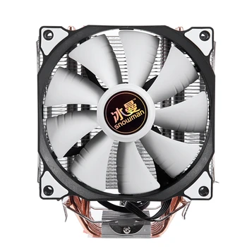 SNEMAND 4PIN CPU køler 6 heatpipe Enkelt ventilator 12cm fan LGA775 1151 115x 1366 støtte I tel AMD
