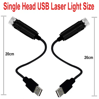 LED Mini-USB-Tag Atmosfære Star Light Universal Disco Fase Laser-Lampe Himlen Projektor til nytår Festival Interiør Projektion