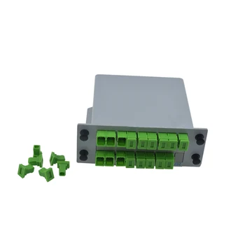 1X16 SC APC PLC Fiber Optisk Splitter-Boksen 1X16 GPON kassette-type Optisk Kobling Splitter Løs Rør 0.9 2.0 3.0 mm Fri fragt