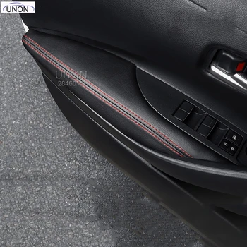 4stk Microfiber Læder Indvendig Dør Paneler Vagter /Armlæn Dækker Beskyttende betræk Til Toyota Corolla 2019 2020