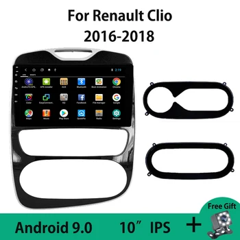 Android 9.0 Bil-Radio, Navigation GPS Mms Video-Afspiller Til Renault Clio 2016 2017 2018 Split Screen Spejl LinK USB-WIFI