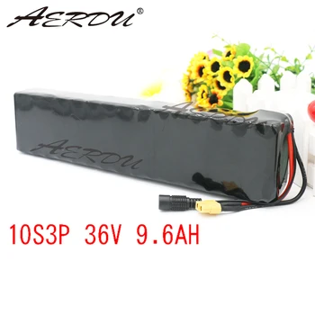AERDU 36V 9.6 Ah 10Ah 600watt lithium batteri indbygget 20A BMS For M365 pro ebike-cykel, scooter inde for MH1 Cell