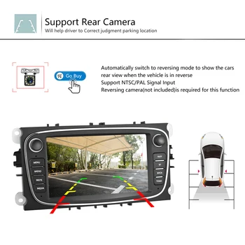 Podofo Android 8.1 bilradioer 2 Din GPS-Car Multimedia-afspiller 7
