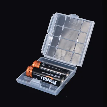 10stk Farverige Plast Batteri Opbevaring Dæksel for 10440 14500 AA AAA-Batteri Box Beholder Taske Tilfælde Organizer Boks Sag