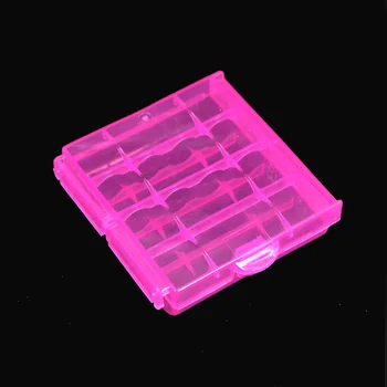 10stk Farverige Plast Batteri Opbevaring Dæksel for 10440 14500 AA AAA-Batteri Box Beholder Taske Tilfælde Organizer Boks Sag