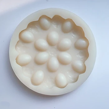 Konkrete æg skuffe silikone formen cement skuffe skimmel gips skuffe skimmel æg opbevaringsboks silikone formen