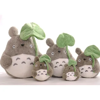 25/35/45/55cm Søde Totoro Lotus Blad Plys Udstoppet Legetøj af Høj kvalitet Blød Totoro Dukker til Børn Gaver Nice Home Decor