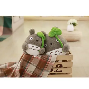 25/35/45/55cm Søde Totoro Lotus Blad Plys Udstoppet Legetøj af Høj kvalitet Blød Totoro Dukker til Børn Gaver Nice Home Decor