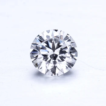 EF Hvid Farve SI Klarhed 0.5 carat Runde Strålende Cut Løs Lab Vokset Diamant HPHT/CVD Diamant til smykkefremstilling