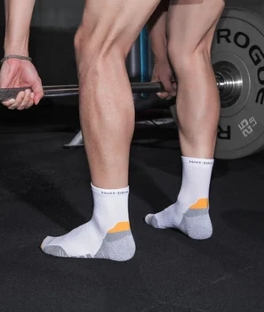Youpin COOLMAX Quick-tørring sport Åndbar sokker mænd kvinder tyk Båd Korte sokker Sved Antibakteriel Komfortable