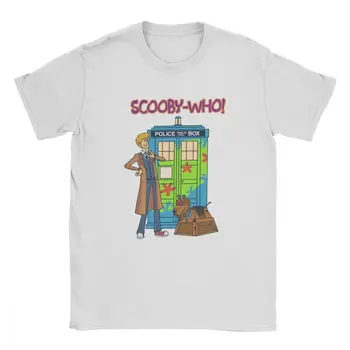 Scooby Der T-Shirt Mænd er Sjove Scooby Doo T-Shirts Bomuld Fars Dag Gave Tee Shirt Grafisk Trykt kortærmet Tøj